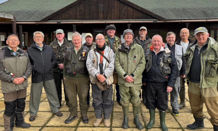 Members and guests at Chatton Fishery