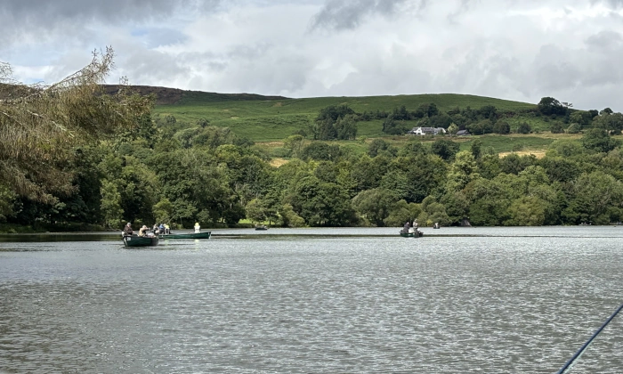 Club members at Lake of Menteith